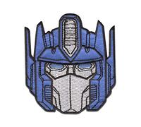 Hasbro © Transformers Optimus Prime Cabeza - Parches termoadhesivos bordados aplique para ropa, tamaño: 6 x 6,5 cm