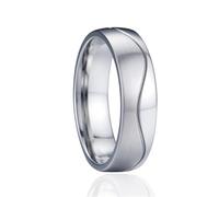Hasdnker Anillo Anillos Mujer Hombre Rings Anillos De Promesa para Parejas, Alianza De Enamorados, Alianza De Bodas, Joyería De Aniversario, 8 P1418Smen