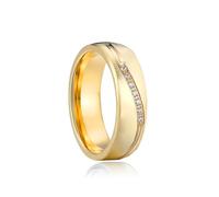 Hasdnker Anillo Anillos Mujer Hombre Rings Wedding Rings For Couples Love Alliance Couples Anniversary Silver Color White Color Gold Color Cubic Zirconia Jewelry Ring 11 Yr039Women
