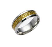 Hasdnker Bufanda Chal Chales Bufandas Anillo De Dedo Hexagonal con Estrella De David Y Hexagrama para Joyería De Motociclista 8 De Oro