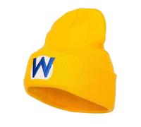 Hasdnker Gorros De Punto para Sombrero Tejido Beanie Gorro De Invierno Gorros De Invierno para Hombres Y Mujeres Gorro De Punto Cálido Unisex Dorado