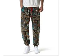 Hasdnker Jeans para Pantalones Nuevosluxury Men Joggers Sweatpant 3D Floral Print Trousers Jogging Pants Men Casual Hip Hop Streetwear Sports Trousers Male XXL Ck14-6