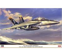 Hasegawa - 1/48 F/A-18F Super Hornet Vfa-103 Jolly Rogers 75T - Maquetas de plástico - Escala: 1:48