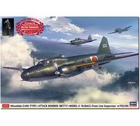 Hasegawa-1/72 Mitsubishi G4M1 Type 1, Model 11 Kit de construcción, Multicolor, 280x348 Millimeter (602435)