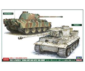 Hasegawa - 1/72 Tiger I En Panther German Army 1944 30067 (11/22) *has630067