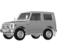 Hasegawa 21122-1/24 Suzuki JIMMY JA11-5 - Nueva