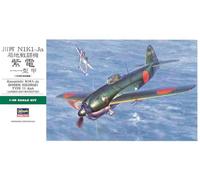 Hasegawa 619189-1/48 Kawanishi N1K1 Ja Shiden, Type 11 KOH - Escala 1:48