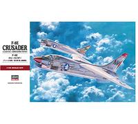 Hasegawa-F-8E F-8E Crusader Modelo de plástico, Multicolor (PT25)