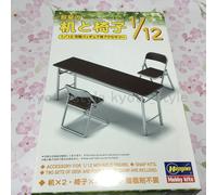 Hasegawa FA02 Meeting Room Pupitre Y Silla Plástico Modelo Kit 1/12 Scale 20025
