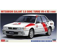 Hasegawa-1/24 Mitsubishi Galant 2.0 DOHC Turbo VR-4 RS Kit de construcción, Multicolor, Small (620627)