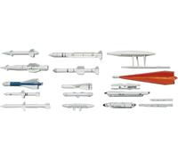 Hasegawa X72-4 1/72 Aircraft Weapon IV America Air-to-Earth Misiles Set Modelo de plástico