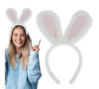 hasenn Ears Hair -Reate - Banda de agitación de oreja de conejo elástica | Disfraz de orejas de conejo cómodas en formaa | Haves para celebraciones de Pascua, eventos temáticos y otras reuniones