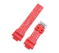 HASGTFM 1 6mm Silica Gel Sports Race Watch Bands Impermeable Goma Deporte Silicona Correa de silicona Reloj Ajuste for Casio GA-100 GA-110 GD-120 DW5600(Camo 9)