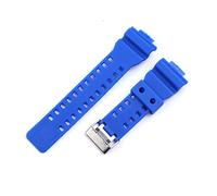 HASGTFM 1 6mm Silica Gel Sports Race Watch Bands Impermeable Goma Deporte Silicona Correa de silicona Reloj Ajuste for Casio GA-100 GA-110 GD-120 DW5600(Blue)