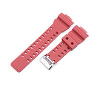 HASGTFM 1 6mm Silica Gel Sports Race Watch Bands Impermeable Goma Deporte Silicona Correa de silicona Reloj Ajuste for Casio GA-100 GA-110 GD-120 DW5600(Red)