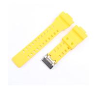 HASGTFM 1 6mm Silica Gel Sports Race Watch Bands Impermeable Goma Deporte Silicona Correa de silicona Reloj Ajuste for Casio GA-100 GA-110 GD-120 DW5600(Gelb)