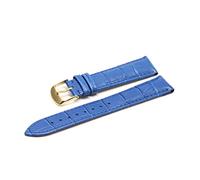 HASGTFM 12 14 16 18 19 19 20 21 22 Band de cuero de 24 mm Reloj de lujo Band Band Watch Viernes Ladies Band rojo Blanco Blanco(Blue G,18mm)