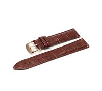 HASGTFM 12 14 16 18 19 19 20 21 22 Band de cuero de 24 mm Reloj de lujo Band Band Watch Viernes Ladies Band rojo Blanco Blanco(Brown RG,14mm)
