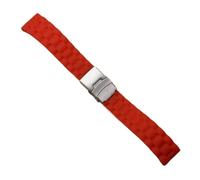 HASGTFM 16 18 Mm 20 Mm 22 Mm 24 Mm Correa De Silicona Fit For Huawei/Fit For Withings/Fit For Samsung Fit For Galaxy/Fit For Gear S3/Bip Smart Watch Pulsera De Repuesto(A2 RED,22mm)