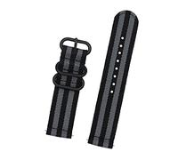 HASGTFM 18 mm 24 mm 22 mm 20 mm Nylon Sport Reemplazo de la correa de la correa Ajuste for Samsung Galaxy Fit for Gear S3 S2 Hebilla de anillo de la correa de la pulsera de los hombres de la banda(39