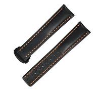 HASGTFM 2 2mm Deporte Fibra de carbono Frontera Frontera Clásica Reloj Impermeable Correa Correa Pulsera Pulsera Hombre Ajuste for Omega Fit for Samsung Gear S2 S3(Black orange black,22mm)