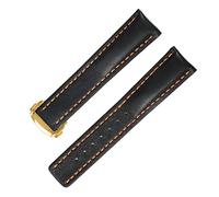 HASGTFM 2 2mm Deporte Fibra de carbono Frontera Frontera Clásica Reloj Impermeable Correa Correa Pulsera Pulsera Hombre Ajuste for Omega Fit for Samsung Gear S2 S3(Black orange gold,20mm)