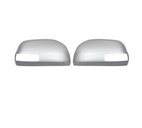HASGTFM 2 uds apto for Toyota Rav4 2009 2010 2012 2013 ala espejo retrovisor tapa cubierta carcasa blanco negro plata marrón(Silver LH RH)