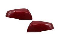 HASGTFM 2 uds tapa de espejo retrovisor apta for Toyota Rav4 2020 2021 cubierta lateral puerta carcasa marrón Milán caqui blanco negro gris(Red LH RH)