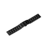 HASGTFM 20 / 22mm de reloj de reloj de reloj for reloj de buceador Correa de acero inoxidable Banda resistente reemplazable y pulsera extraíble(Matte Black,22mm)