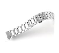 HASGTFM 20 / 22mm Watch Band Fit For Samsung Fit For Gear S3 Strap De Acero Inoxidable Sólido Curved End Reloj De Reemplazo Reloj Muñeca Frontera Classic(Silver brush 22mm)