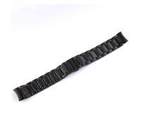HASGTFM 20 / 22mm Watch Band Fit For Samsung Fit For Gear S3 Strap De Acero Inoxidable Sólido Curved End Reloj De Reemplazo Reloj Muñeca Frontera Classic(Black brush 20mm)