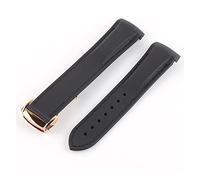HASGTFM 20 mm 21 mm 22 mm Fin de goma de silicona de silicona end for Pagani Watch Fit for Huawei Adecuado Gt2 Magic Watch 2 Fit for Honor Fit for Samsung Galaxy Watch S3 S4(Black black 3)