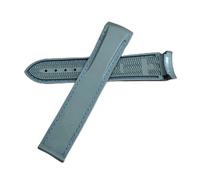 HASGTFM 20 mm 22 mm 19 mm 21 mm Silicone Watchstrap Fit for Hamilton Khaki Field Scuba Frogman Fit for Gear S3 Ajuste for Seiko5 Sumo 007 Herramienta de la banda de reloj(Black blue,17mm)