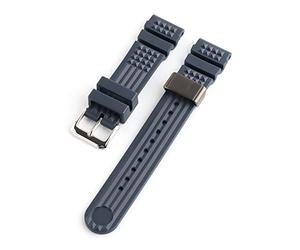 HASGTFM 20 mm 22 mm buceador de goma correa de silicona de reemplazo de silicona pulsera herramientas de pulsera Ajuste for Grands Watch Japan 5 Prosex Monstruo Skx009(Blue rootring,20mm)