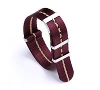 HASGTFM 20 mm 22 mm SIQUE NEYLON STIC NYLON AJUSTE for RELOJ DE TUDOR Cinturón de seguridad Pulsera Hombres Mujeres Tipo Universal Deporte Tropa de paracaídas Bolsa de paracaídas(Red-Khaki,22mm)