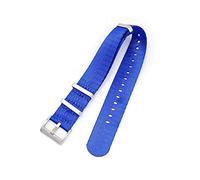 HASGTFM 20 mm de 22 mm de 24 mm Cinturón de seguridad de nylon for OTAN Strap Military Watch Band Reemplazo Reloj Straps Fit for Omega Fit for James Fit for Bond 007(Darkblue,20mm)