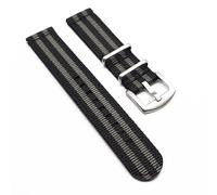 HASGTFM 20mm 22mm Nylon Loop Treas Straps Honor Watch GT 42mm 46mm SmartWatch Strap Bands Sport Belt Pulset Fit for Samsung Galaxy Fit for Huawei(Bond,22mm)