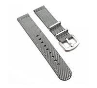 HASGTFM 20mm 22mm Nylon Loop Treas Straps Honor Watch GT 42mm 46mm SmartWatch Strap Bands Sport Belt Pulset Fit for Samsung Galaxy Fit for Huawei(Gray,20mm)