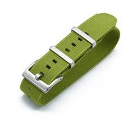 HASGTFM 20mm 22mm tropas francesas de paracaídas de la correa de la correa for la correa de reloj de nylon elástico de la OTAN BANDA GENERAL DE LAS MARCAS GENERALES DE RESERVADOR Pulsera militar(Deep