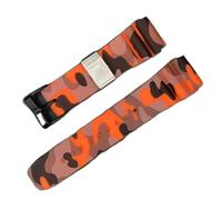 HASGTFM 22 mm camuflaje de goma silicona reloj de vigilancia for Japón 5 Ver Prosex Diver's SKX007 SRPE SBSA SRP777 Sumo WatchBand Fit For Orient(Orange camo)