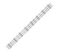 HASGTFM 3 Piezas LED Falta de retroiluminación Fit for Samsung UE40J5200AW UE40J5200 V5DN-395SM0-R2 R3 BN96-37622A LM41-00355A 00121X 2015 SVS39.5 Adecuado Fcom