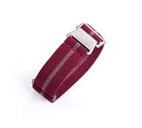 HASGTFM 60s French Troop Bolsa de paracaídas correa Ajuste for la correa de la OTAN 22 mm Pulsera de nylon elástica Accesorios Reloj de reloj Reemplazar las correas de reloj de 20 mm(PINK SAND)