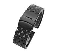 HASGTFM Accesorios de correa de acero inoxidable sólido for Armani Fit for Jeep Fit for Fossil Fit for Tissot Fit for Casio PRG-600 650 Fit for Swordfish 316 Correa de reloj de acero metálico de 20 mm