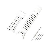HASGTFM Accesorios de reloj for hombre, cinta impermeable for deportes al aire libre, apta for SUUNTO, apta for Ambit1 2 3P, apta for SPORT RUN, correa de reloj for correa de goma negra fresca(Wei)
