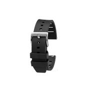 HASGTFM Ajuste adecuado for Huawei WATCH3/4Pro Ultimate Correa GT2/GT3 fluororubber correa de reloj accesorios de relojes de buceo for hombres(Black silver pin,20mm)