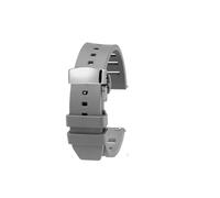 HASGTFM Ajuste adecuado for Huawei WATCH3/4Pro Ultimate Correa GT2/GT3 fluororubber correa de reloj accesorios de relojes de buceo for hombres(Grey silver buckle,20mm)