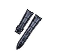 HASGTFM Ajuste adecuado for la correa de reloj Frederique Constant, hebilla de cuero de primera capa, 23mm, cinturón de reloj for hombre en negro y marrón oscuro(Schwarz)