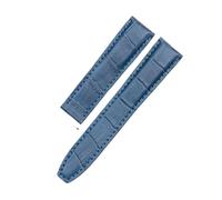 HASGTFM Ajuste adecuado for Maurice Fit for Lacroix PT6148 PT6158 PT6168 20mm correa de cuero negro accesorios de reloj piel cuero(NAVY BLUE)