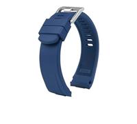 HASGTFM Ajuste Fit For Seiko Ajuste Fit For PROSPEX SSC813P1 SSC909P1 Correa De Reloj De Goma for Extremo Curvado Negro Azul Naranja Correa De Reloj De Silicona Impermeable Suave For Hombre(Blue-steel