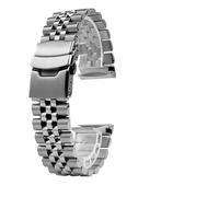 HASGTFM Ajuste Fit For Seiko Fit For Prospex SRPA21 SRP777 SRPC25 SRP773 SRP775 SRP779 Correa De Reloj De Acero Inoxidable Racelet Dorado 22 Mm(Silver)